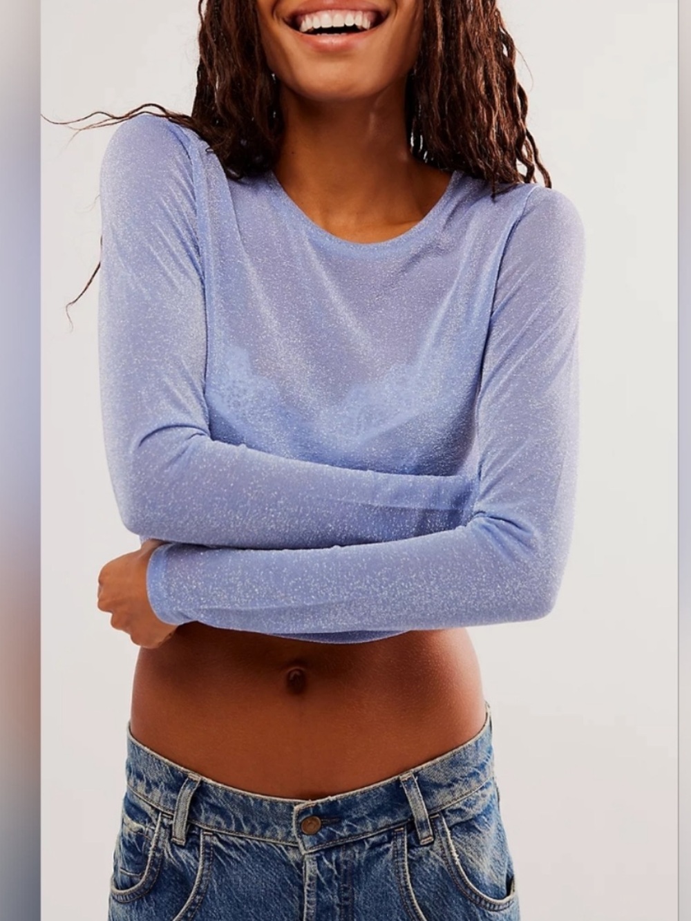 NWT Intimately Free People Mesh So Well Top